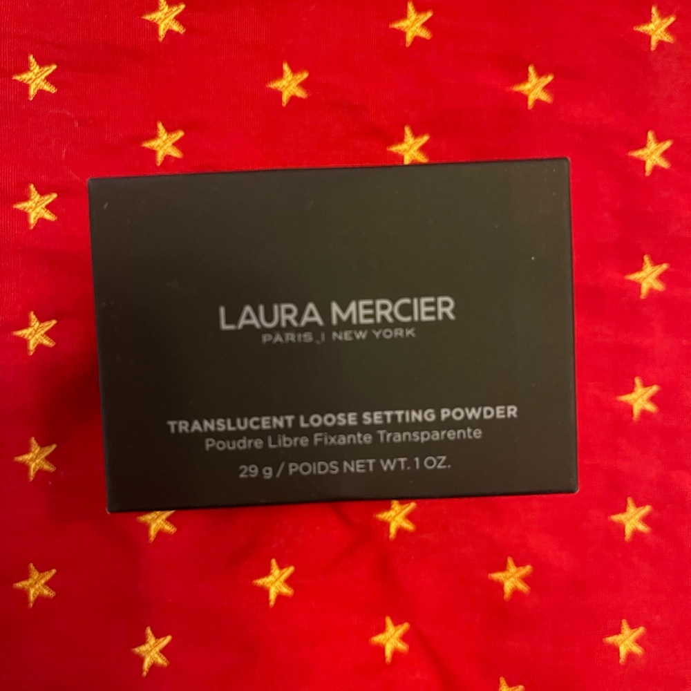 laura mercier Translucent Loose Setting Powder — Black Compact